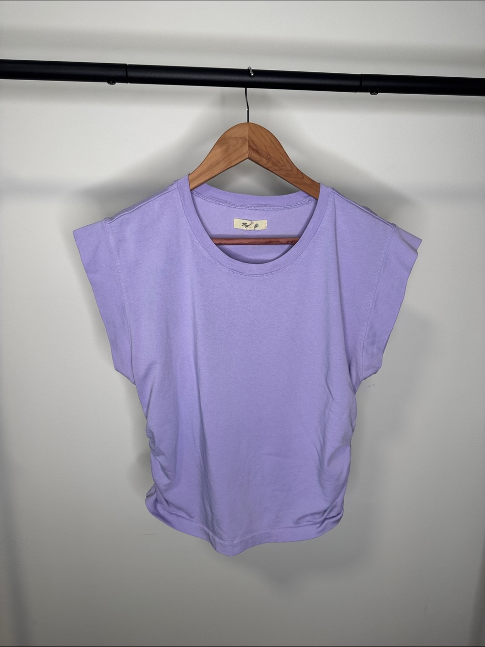 Madewell Lilac Muscle Tee - Women's Sleeveless Crewneck
